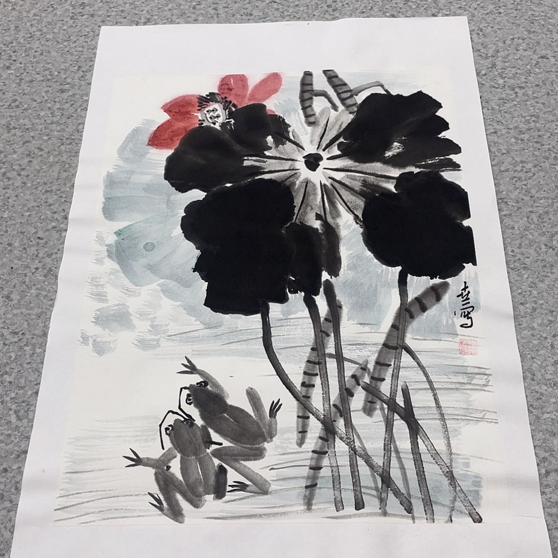 国画1.4平尺国画作品