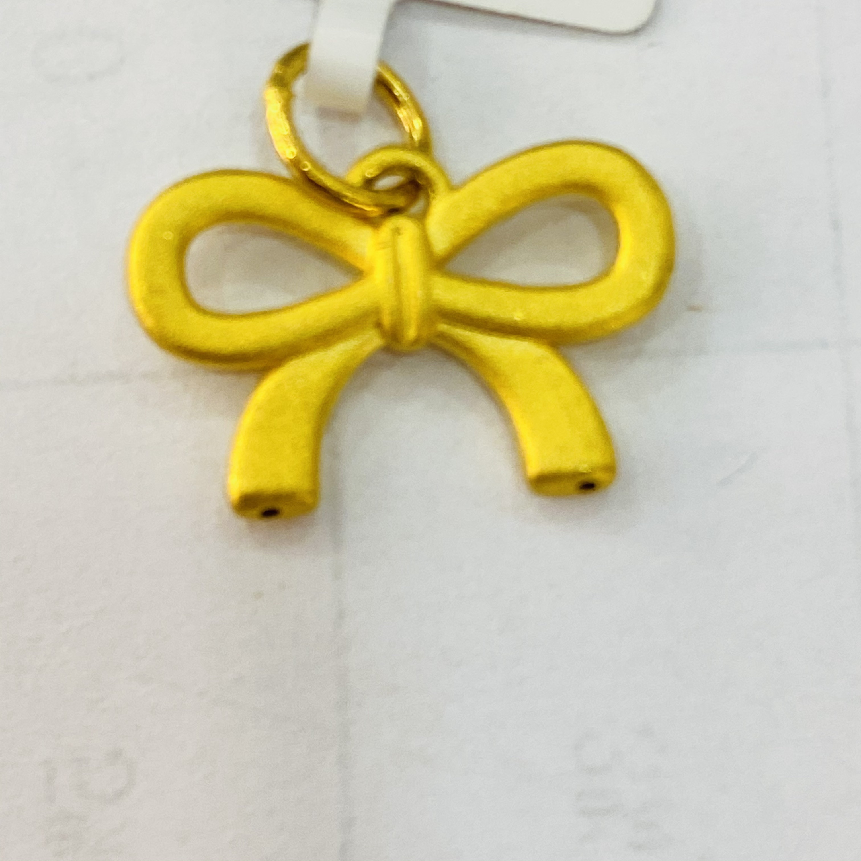 【莹莹专享】足金999饰品蝴蝶结 0.73 GP