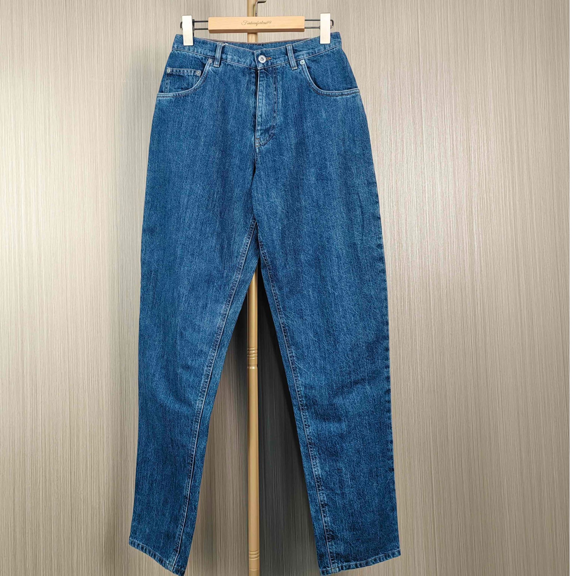 99新 MIU MIU/缪缪 蓝色牛仔裤 27 货号 AMM2017431 17388257