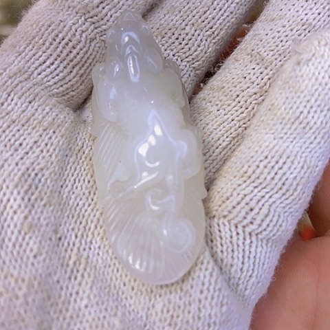 和田玉（白玉）挂件未镶嵌