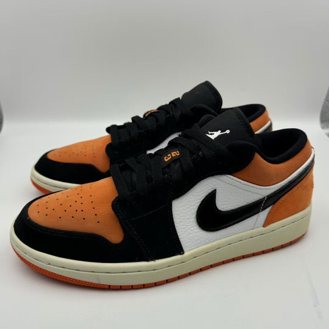 90新 AIR JORDAN 42码265/鞋口瑕疵 Air Jordan 1 板鞋 低帮/扣碎