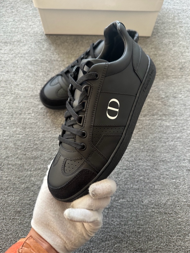 全新未使用 DIOR/迪奥 36码 CD黑色板鞋 女款