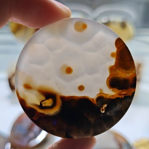 玛瑙/玉髓未镶嵌吊坠(不含链)77号