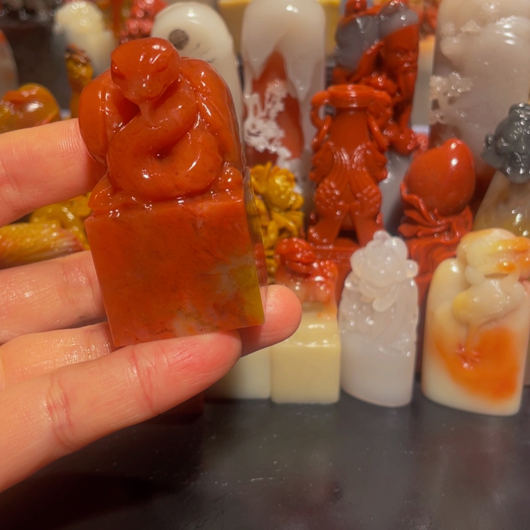 寿山石印石精美寿山