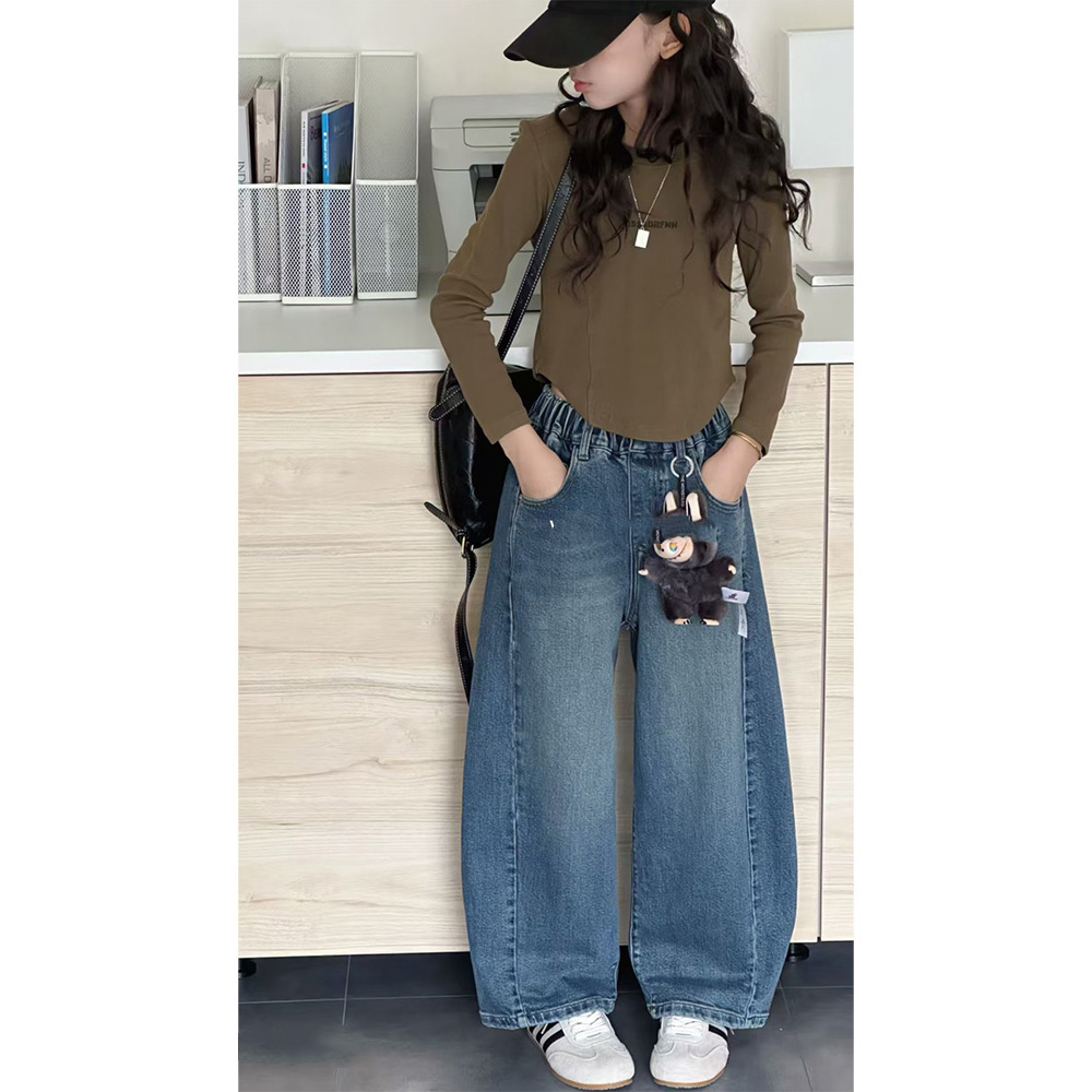 女童休闲牛仔裤秋季新款