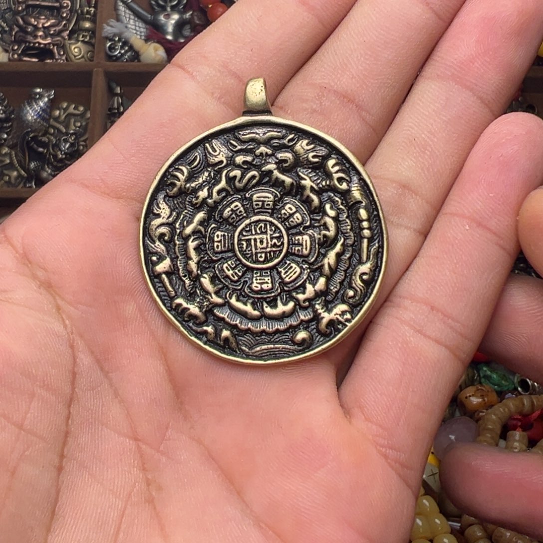 柏香籽/百香籽吊坠九宫