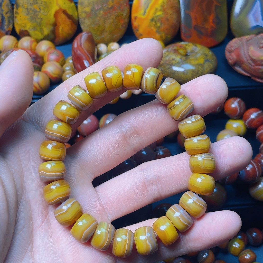 玛瑙/玉髓手链未镶嵌