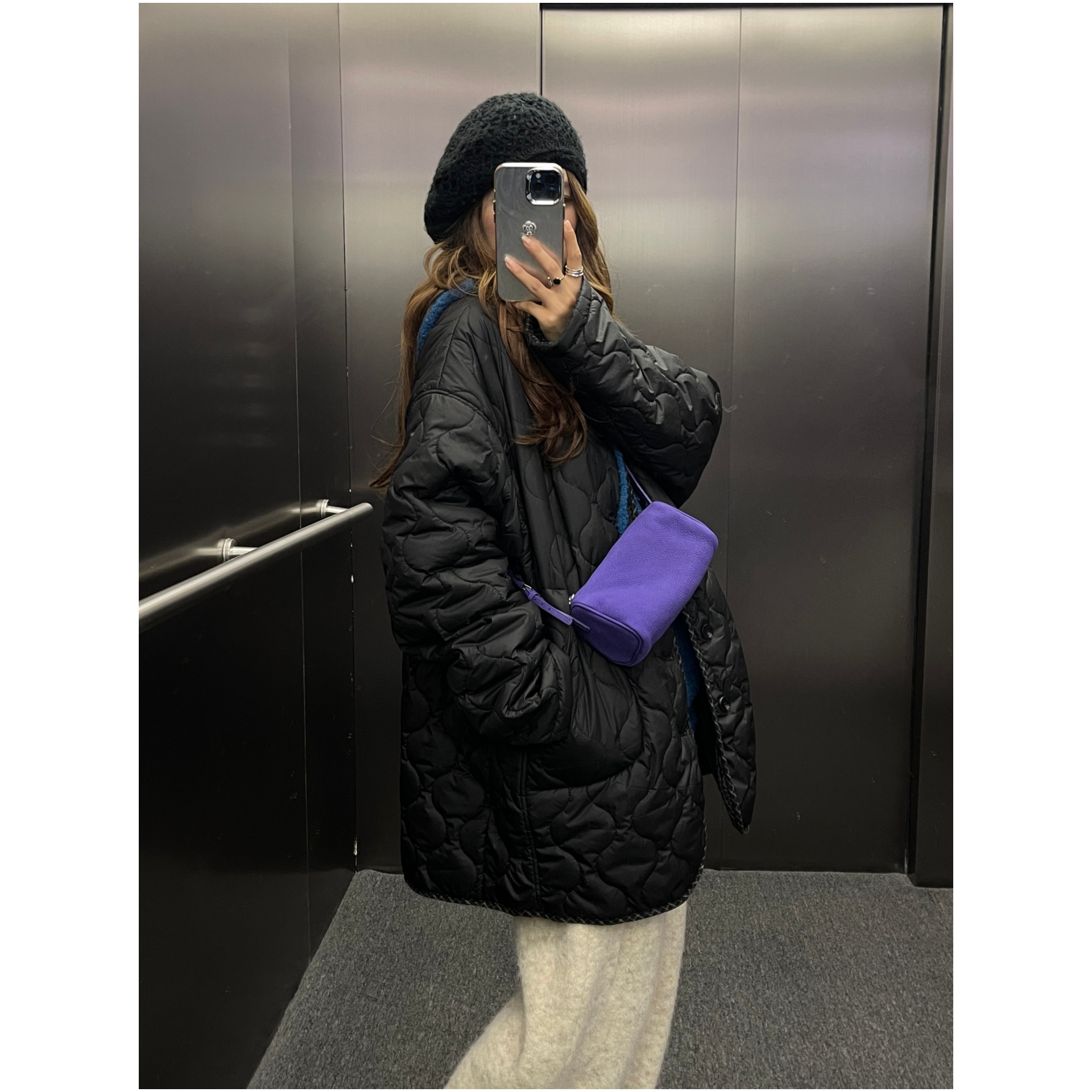 Magic Yous保命大棉被-葫芦格绗棉双面穿棉服女棉衣