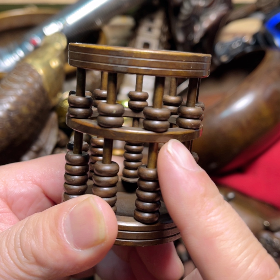 铜器摆件手把件便宜漏