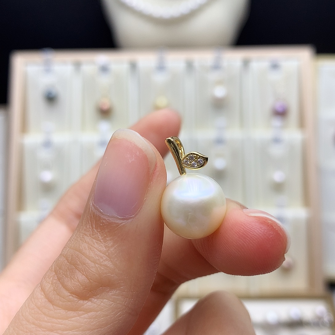 颈饰合金淡水珍珠