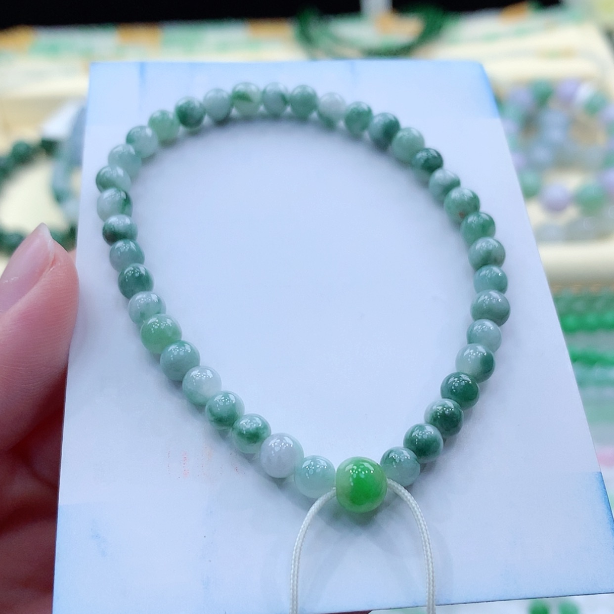 【闪购商品】翡翠项链未镶嵌缅甸天然a货翡翠