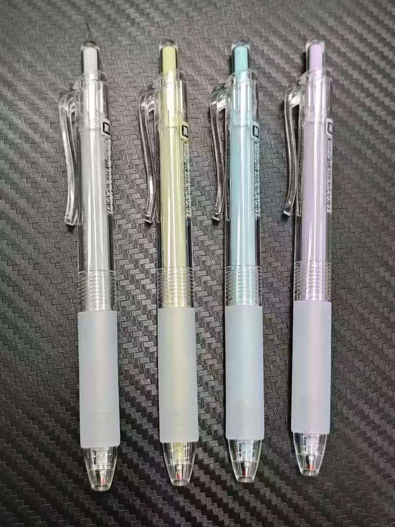 【发12支-黑色】【lala青春系7803大容量1800m秒干油墨cs双珠黑色】