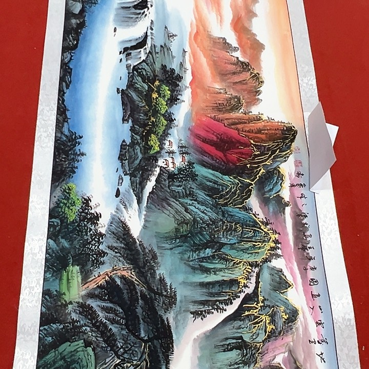 国画纯手工，纯手绘作品
