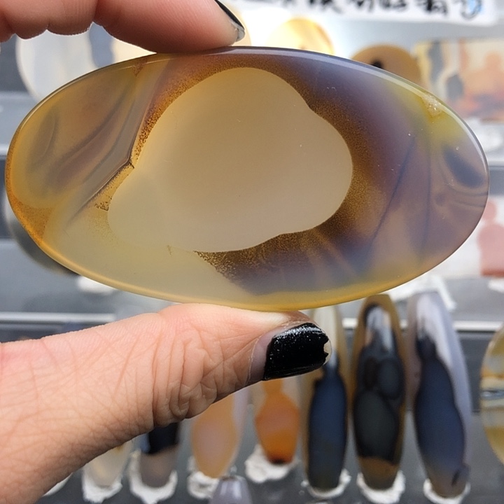 查罗石未镶嵌珠宝半成品150