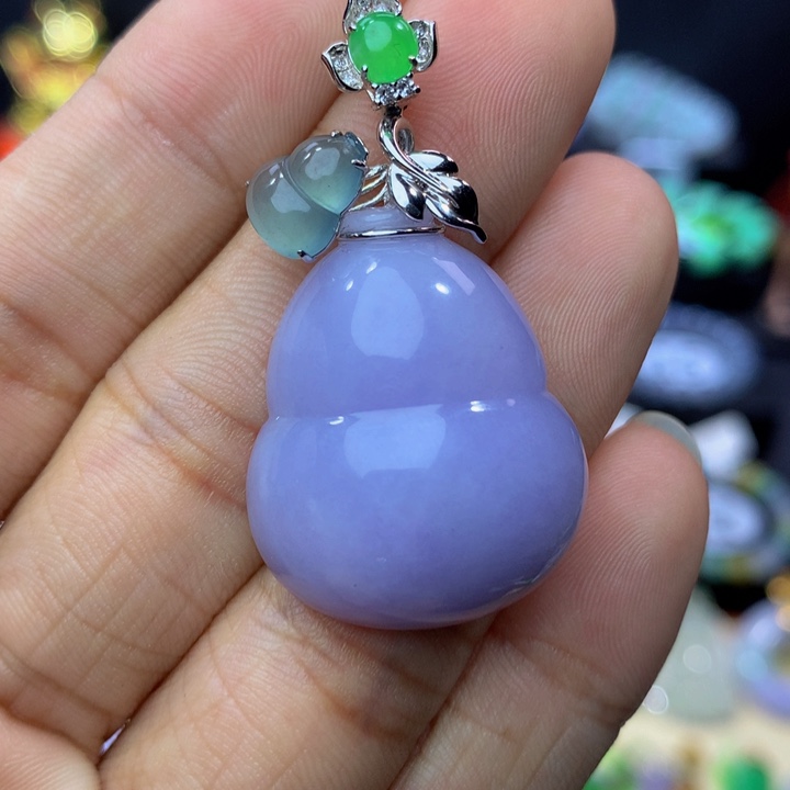 18K金镶嵌手链翡翠大*方翡翠 