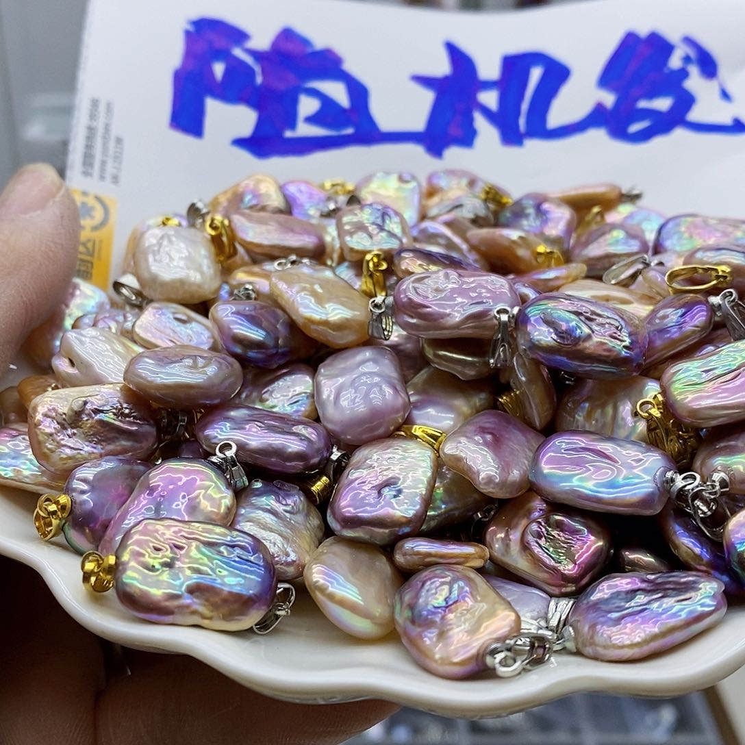 颈饰合金淡水珍珠