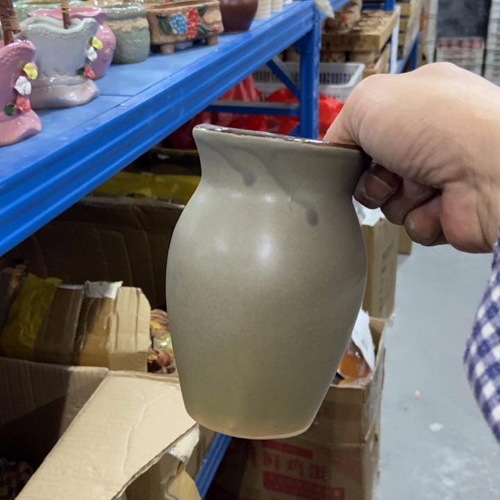 陶瓷花盆单场满9.9发8*13.5