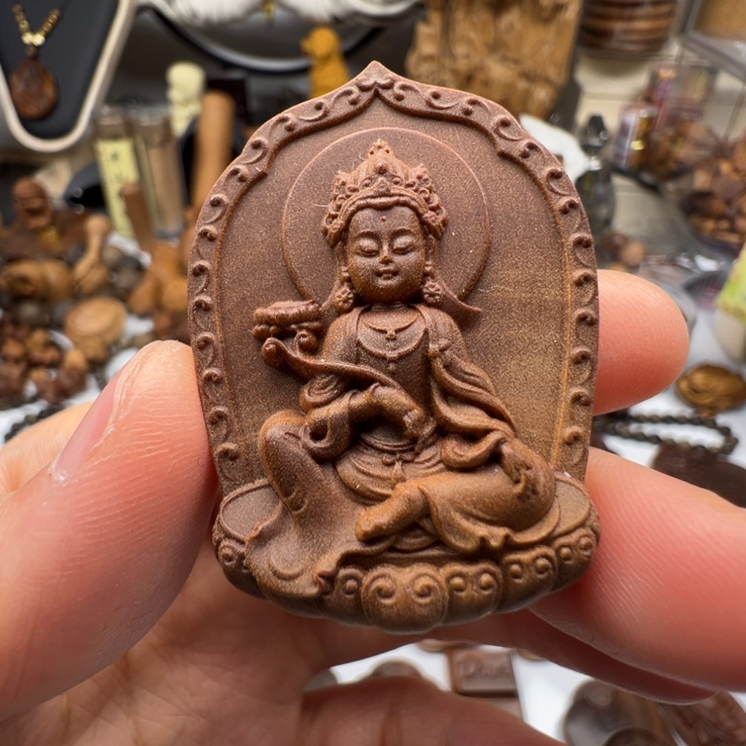 檀香木大势至菩萨老山檀