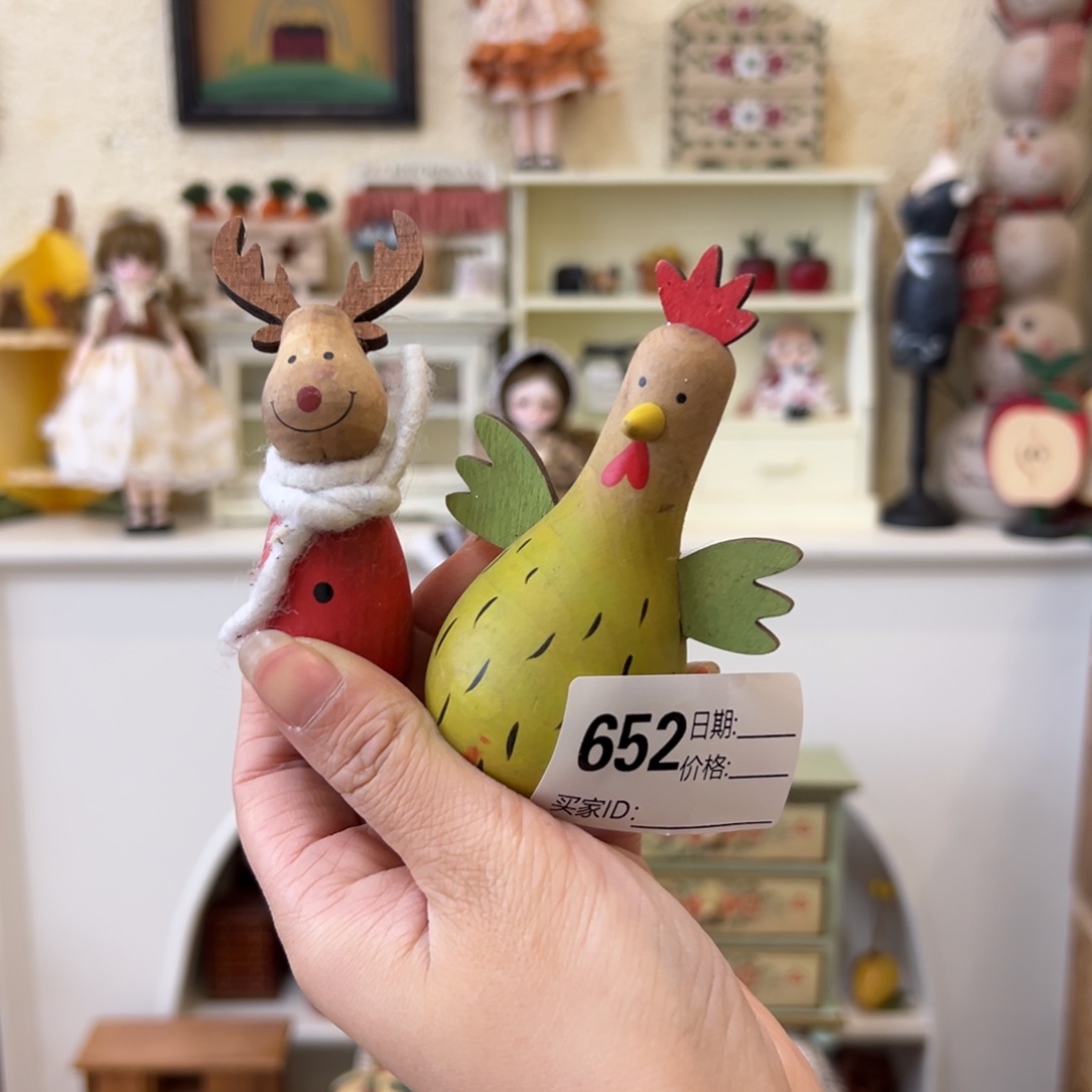 木清！外贸出口样品挂件摆件微瑕652