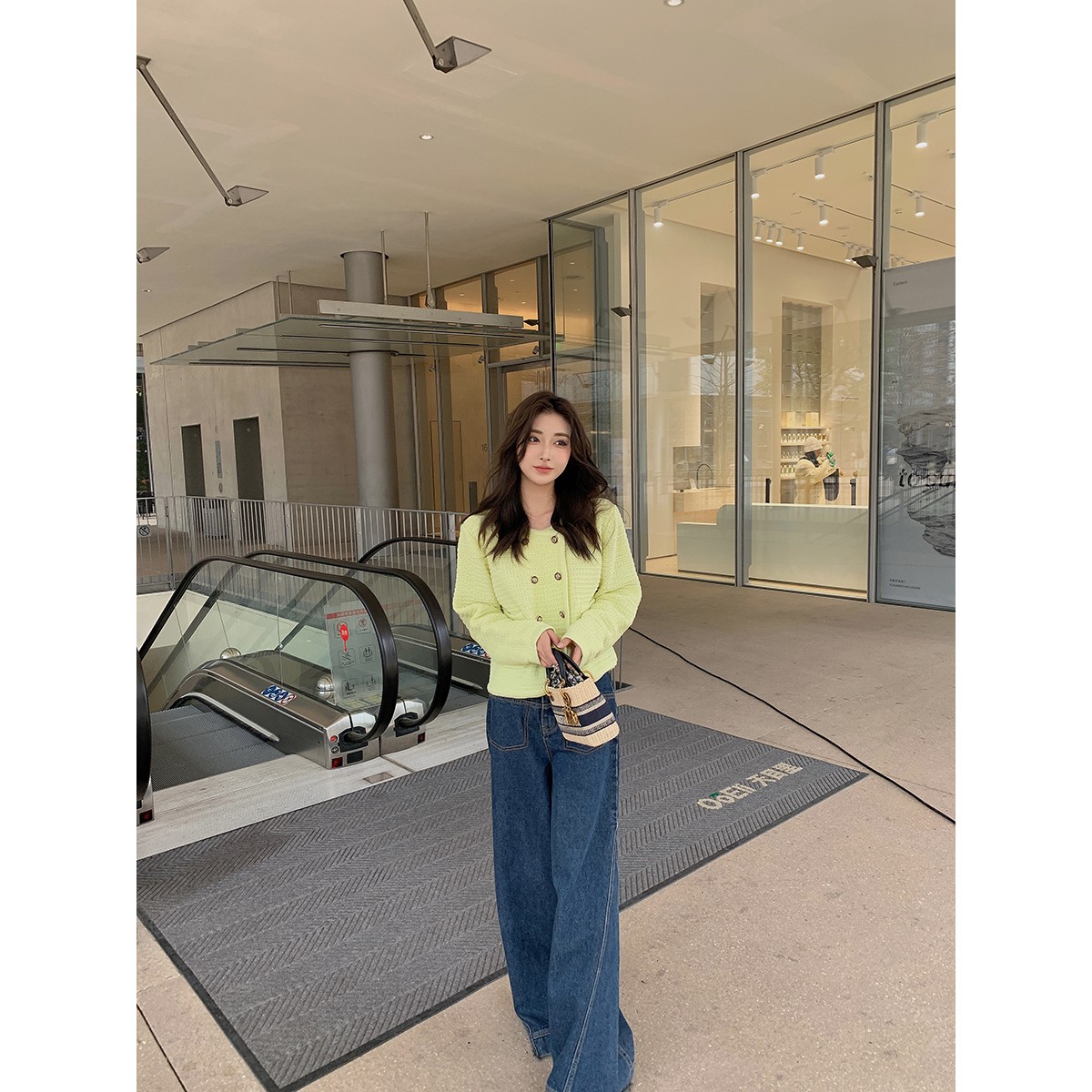 FORNI × YOYO 郁金香公园 双排扣外套小香风