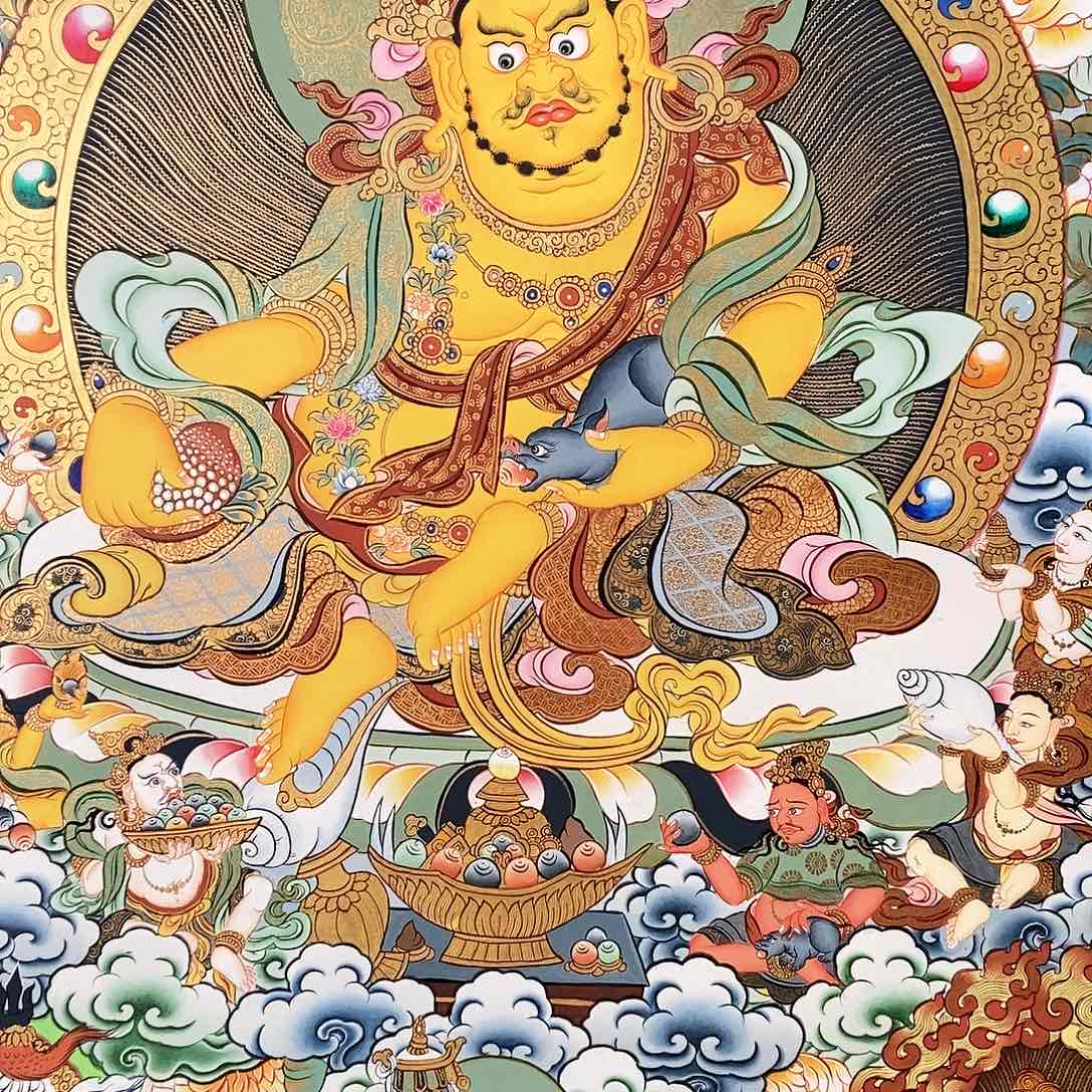 装裱画?*鑫尼泊尔手绘唐卡画芯