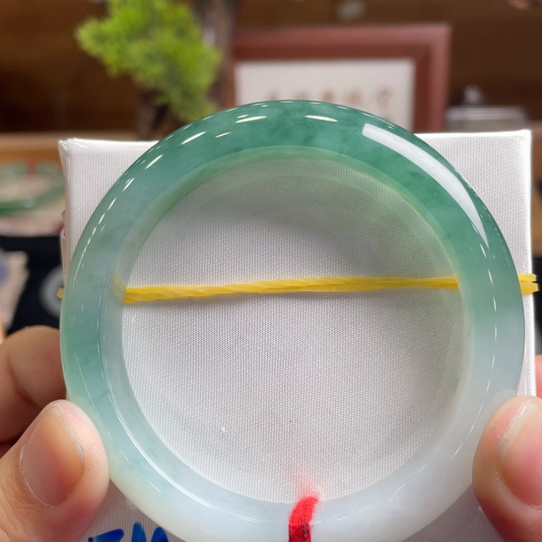 翡翠手镯未镶嵌54 正圈