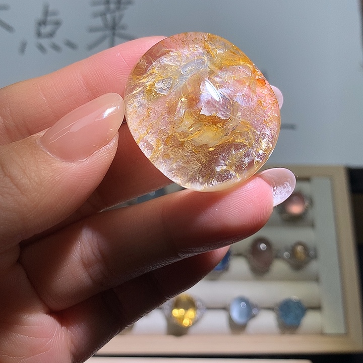 爱***哥戒指水晶未镶嵌水晶