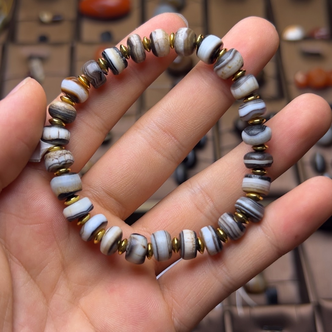 玛瑙/玉髓手链合金