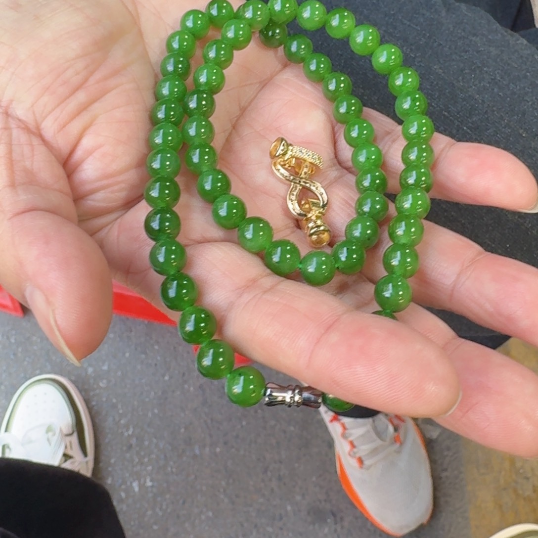 颈饰未镶嵌和田玉拍一发一，多样性发货卡8