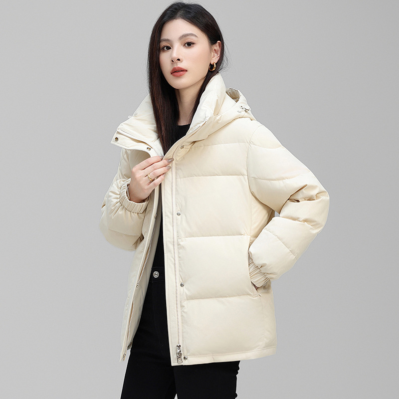 品牌经典羽绒服女冬季新款高端时尚优雅短款女士洋气保暖抗寒外套