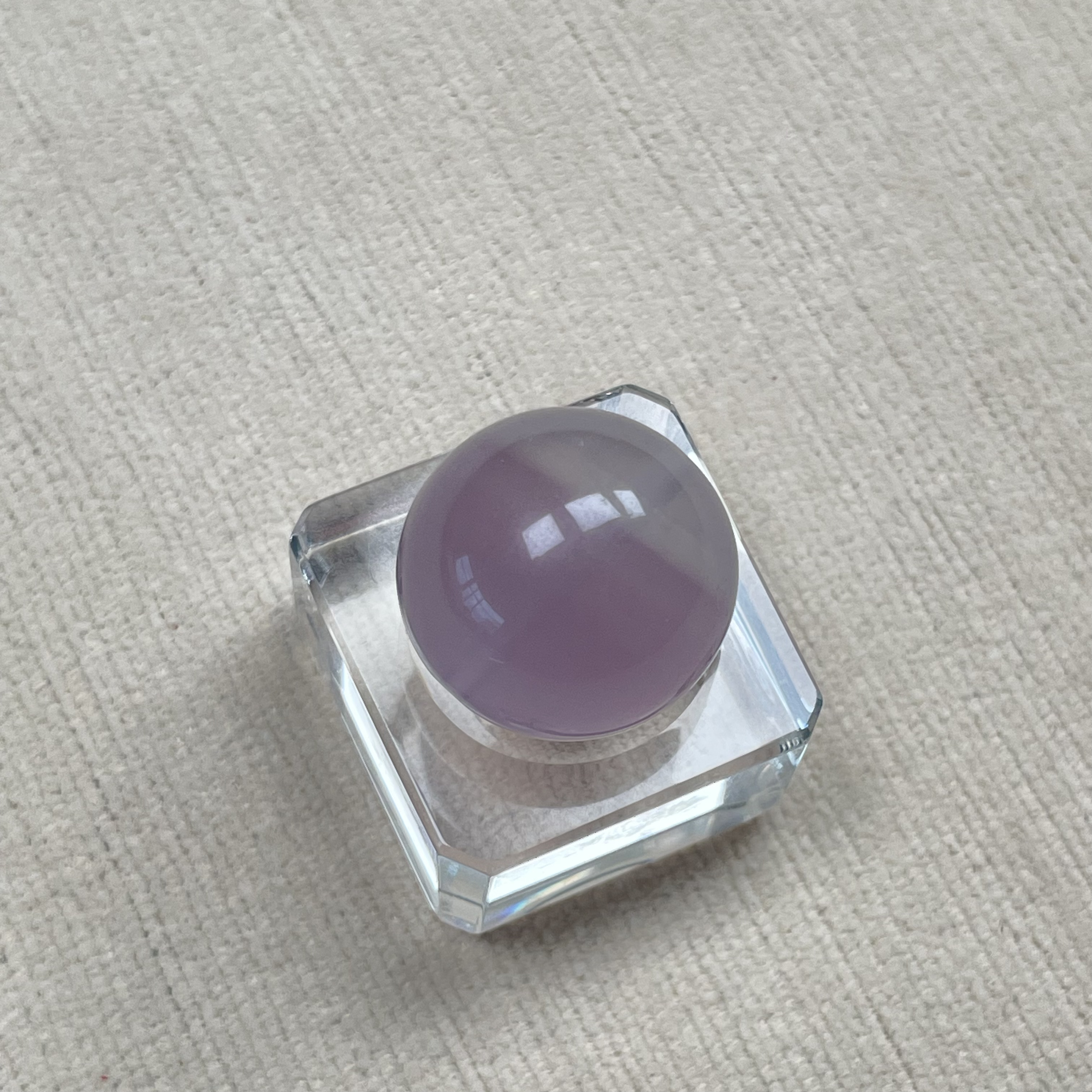 【莫泊桑037】深紫色萤石17mm-（多样性发其一）