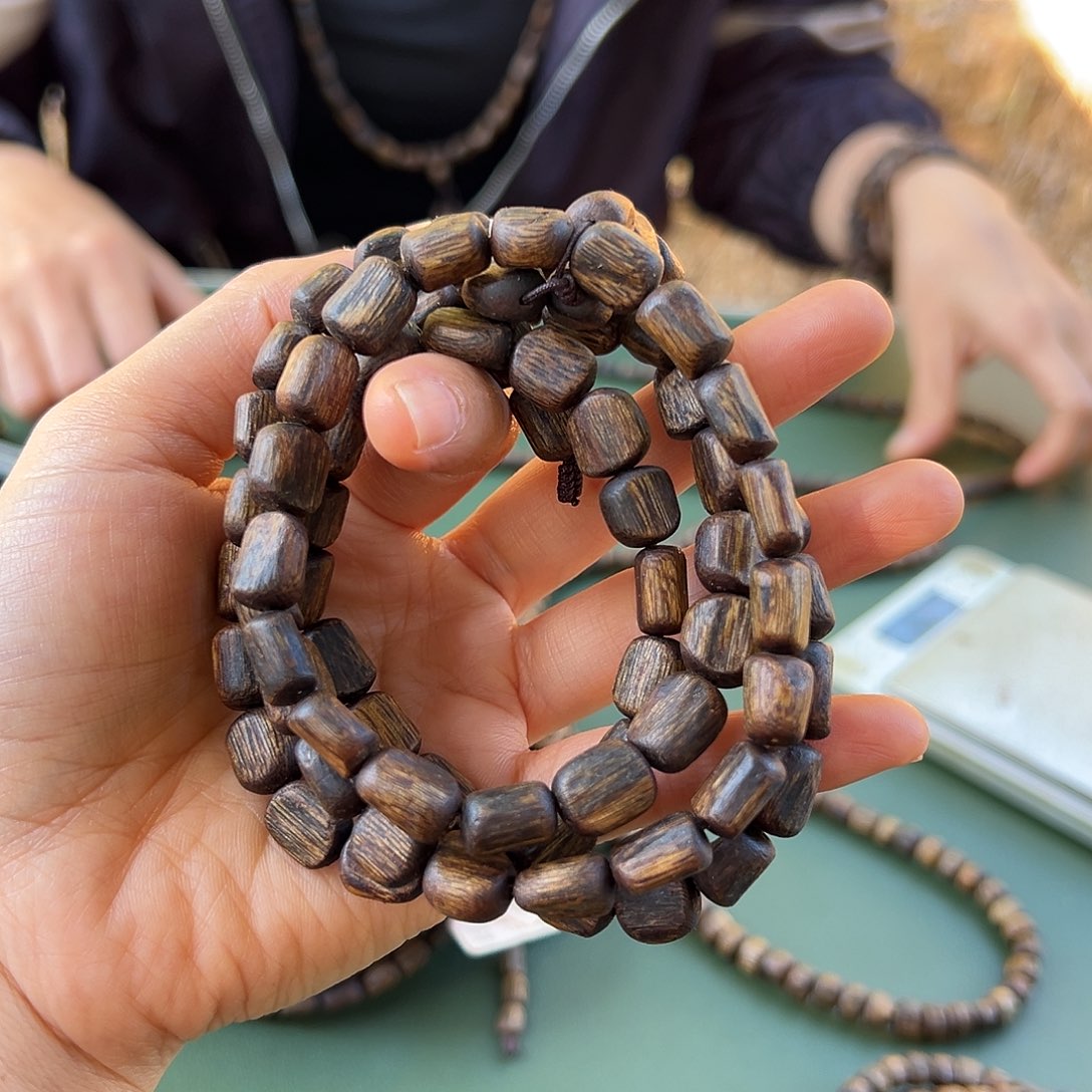 沉香手串勺子沉水浮33克0.8多样性发一条