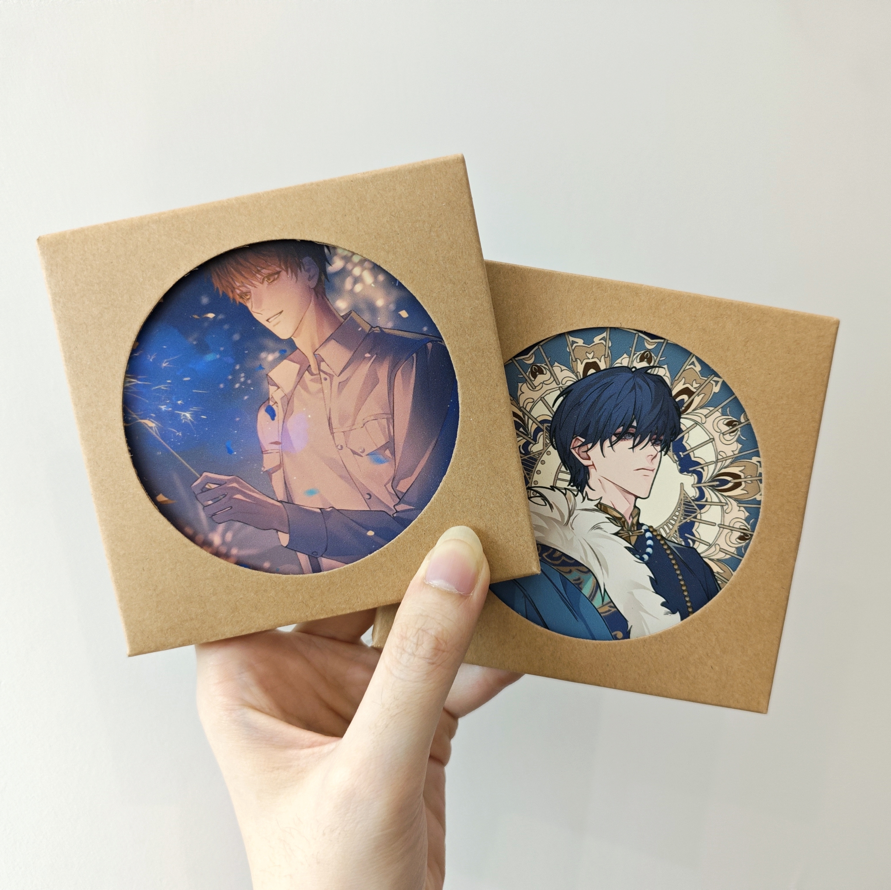 【平拆/许愿】盗墓笔记二创圆形陶瓷杯垫周边盲盒（代拆）