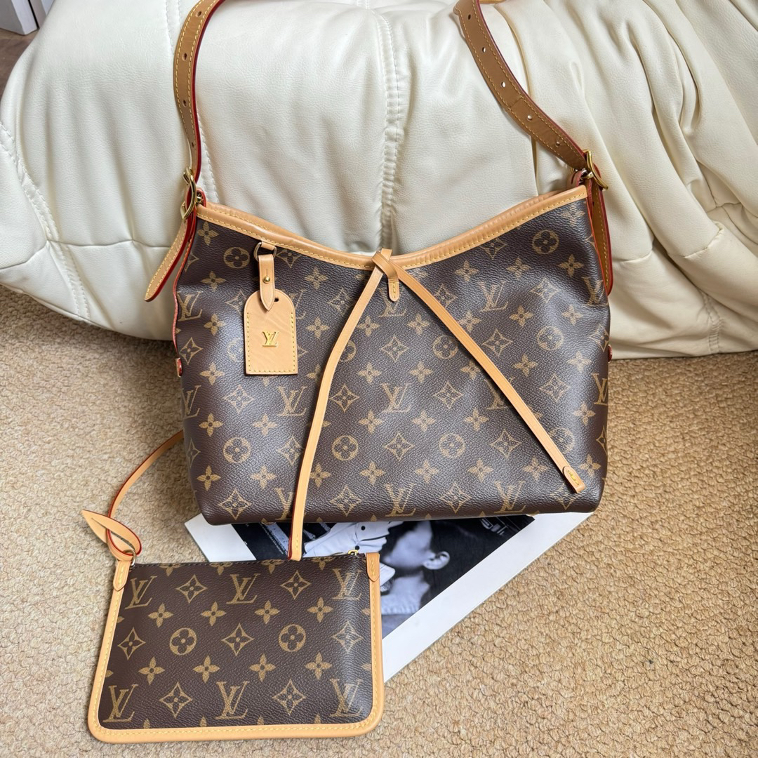 95新 LouisVuitton/路易威登 Lv 老花 carryall小号/6385613136