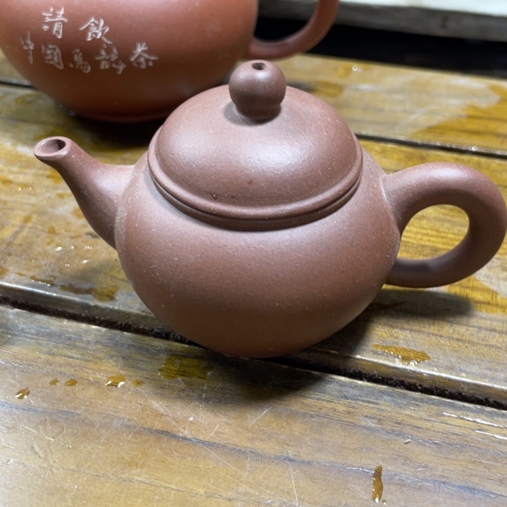 紫砂茶壶60毫升水平水平