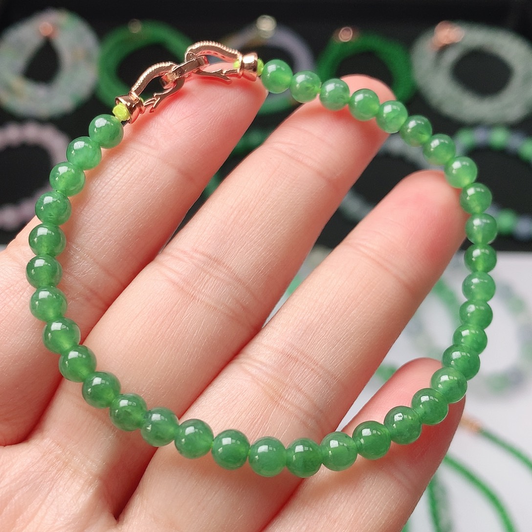 翡翠未镶嵌手链翡翠