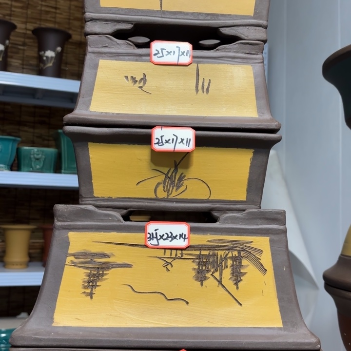 紫砂花盆            100-5