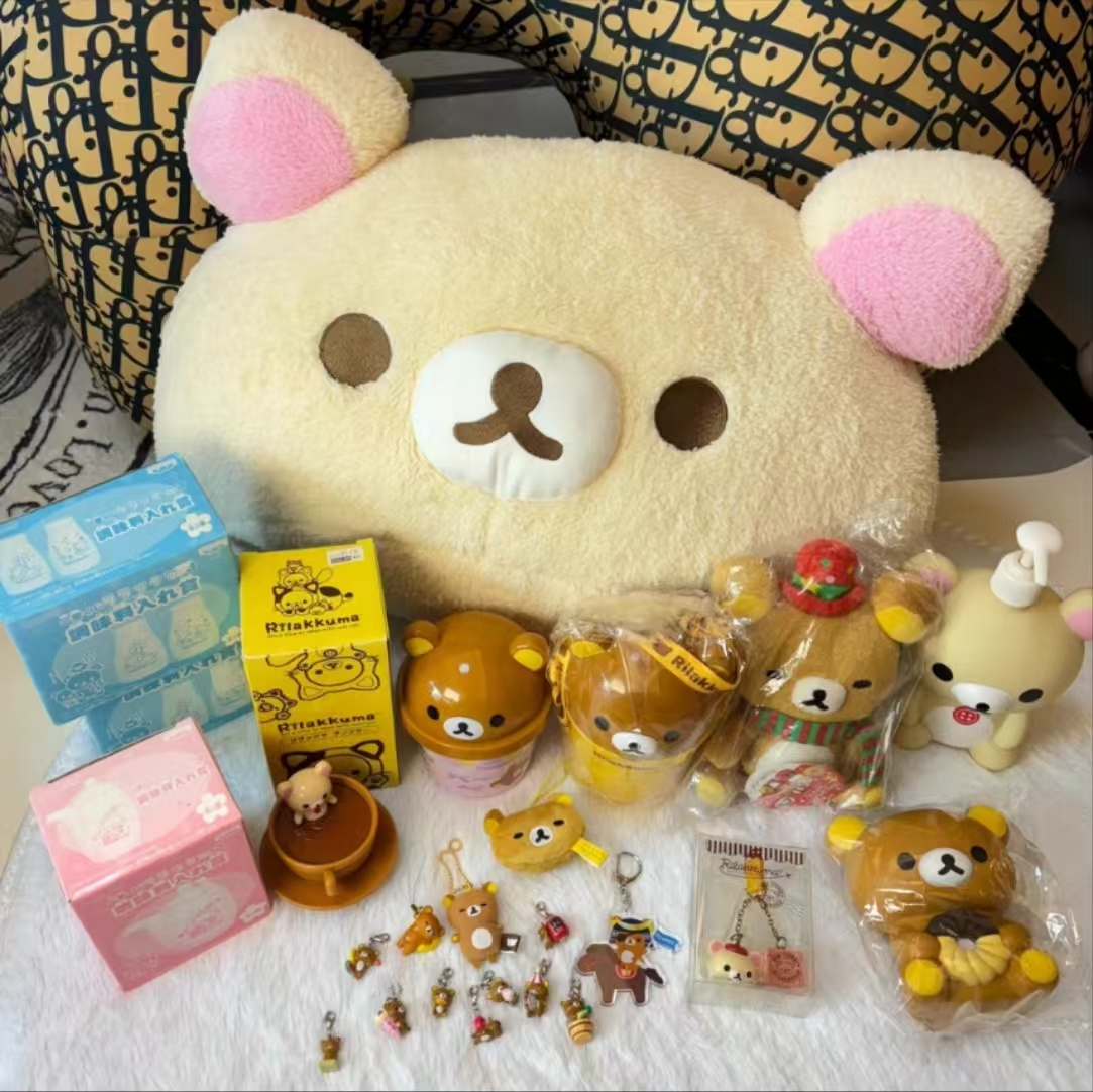 日本正品 San-x轻松熊 Rilakkuma中古挂件