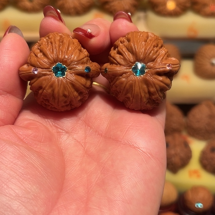 桃核吊坠精品平谷元宝38尺