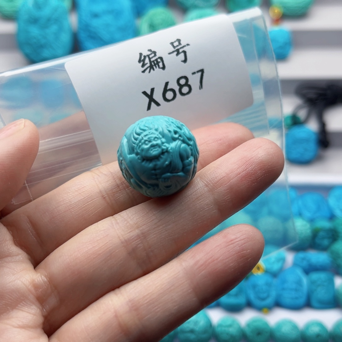 绿松石珠宝奇石未镶嵌