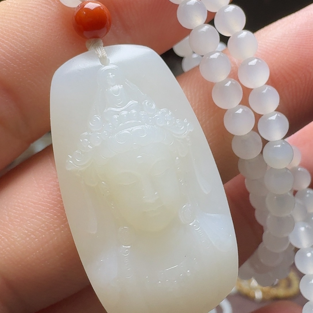 和田玉挂件未镶嵌J****