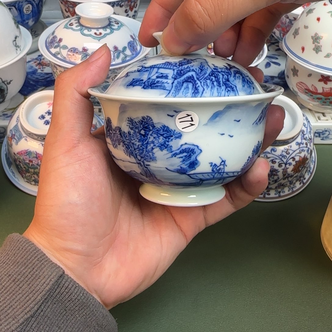 彦祖纯手工手绘茶具171