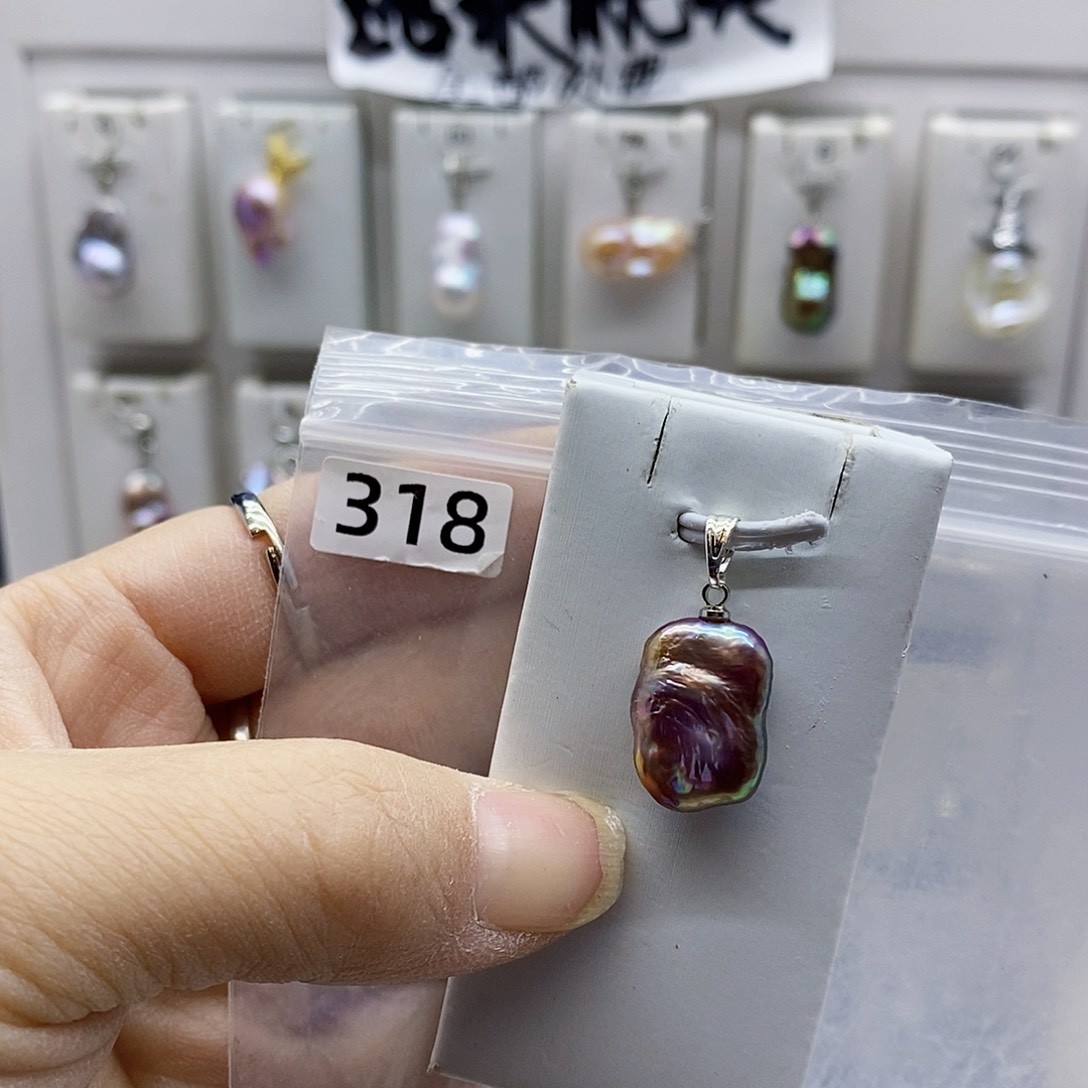 颈饰合金淡水珍珠