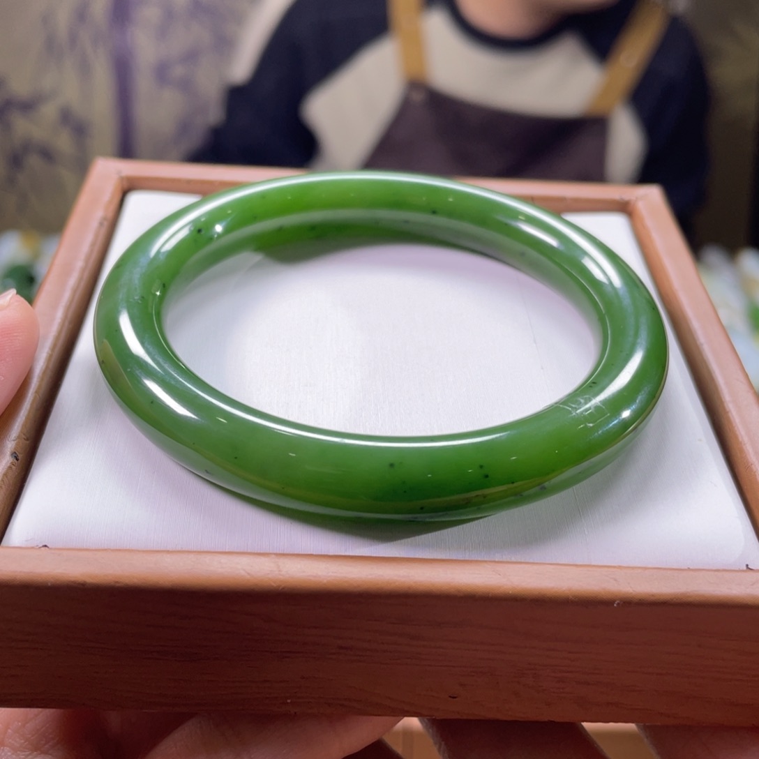 和田玉未镶嵌手镯5960圈