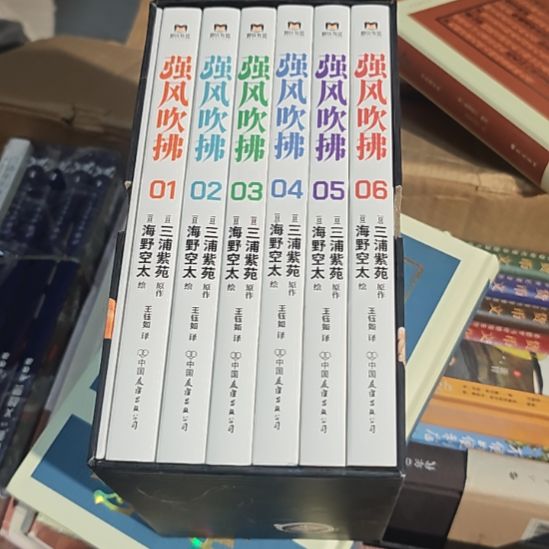 强风吹拂一套库存书库存书