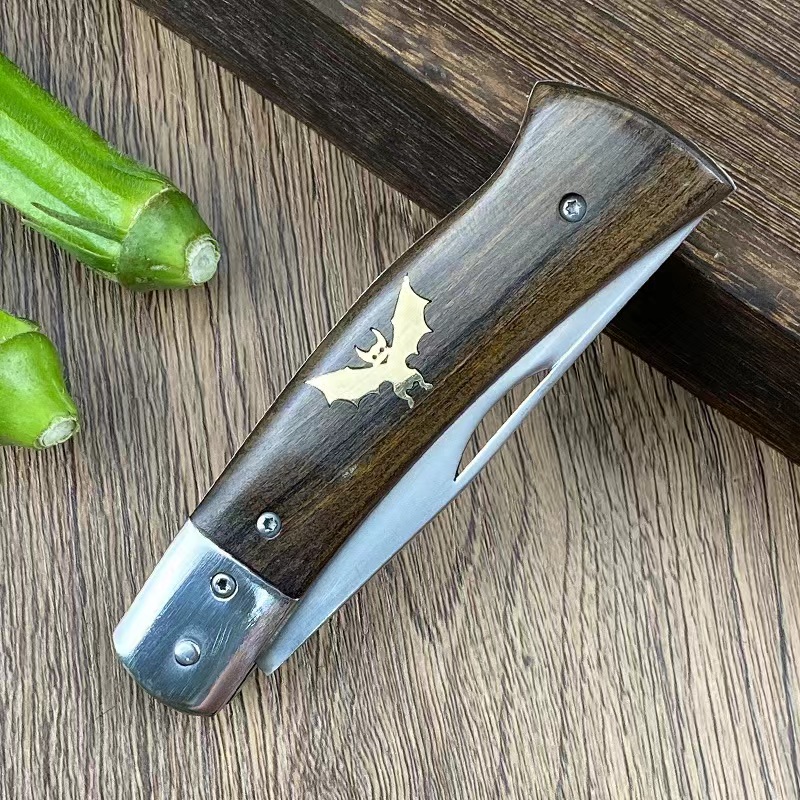 热销三合钢折叠刀水果刀羊肉削果皮户外登山刀手把肉小刀把玩刀