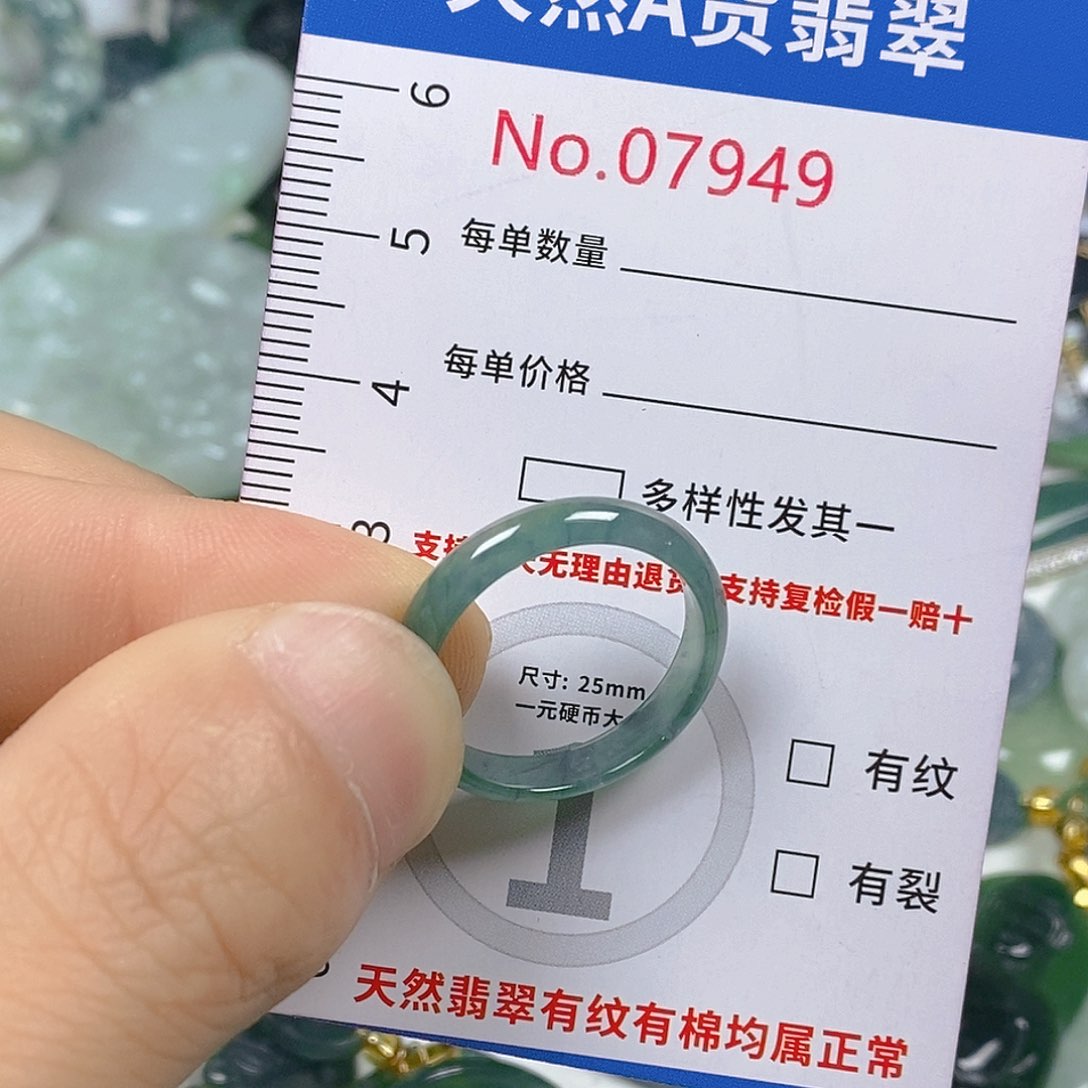 翡翠颈饰未镶嵌白天然翡翠