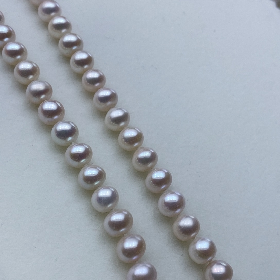 淡水珍珠颈饰银S925镶嵌➕8.9