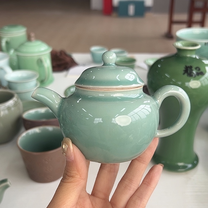 小米茶器龙泉青瓷