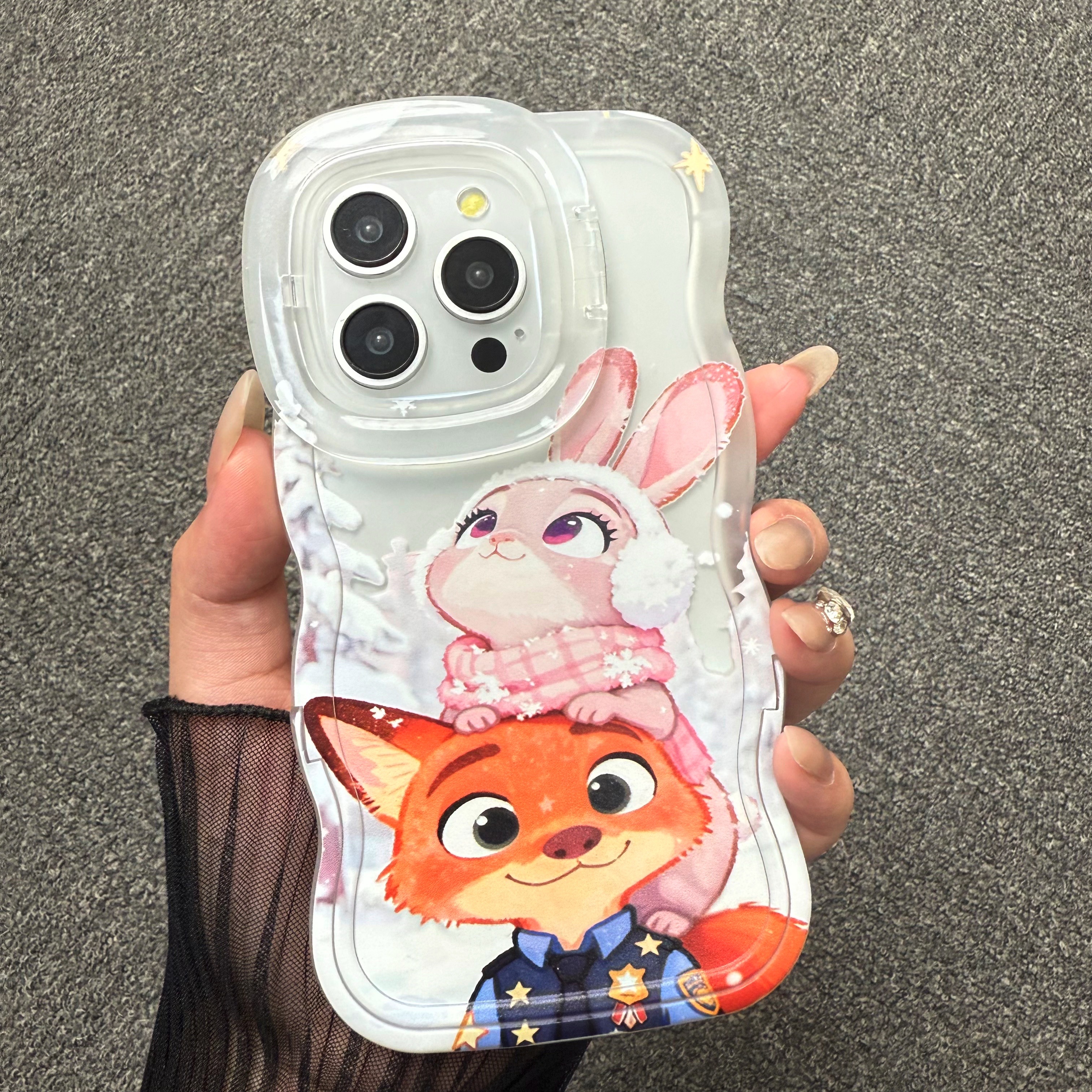 叠叠朱迪尼克适用于苹果手机壳隐形双支架手机壳